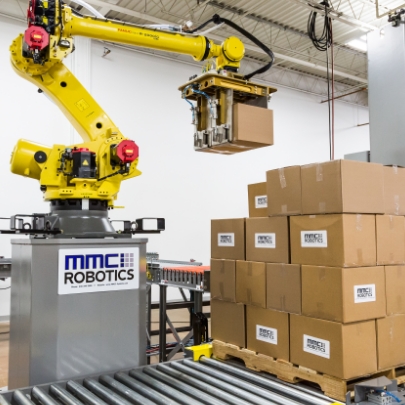 Robotic Palletizer of Boxes/Cases