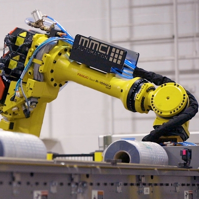 Robotic Roll Handing Palletizer