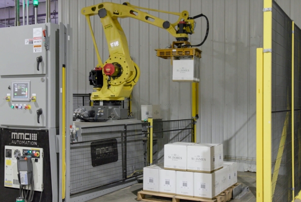 Robotic Wine Case Palletizer