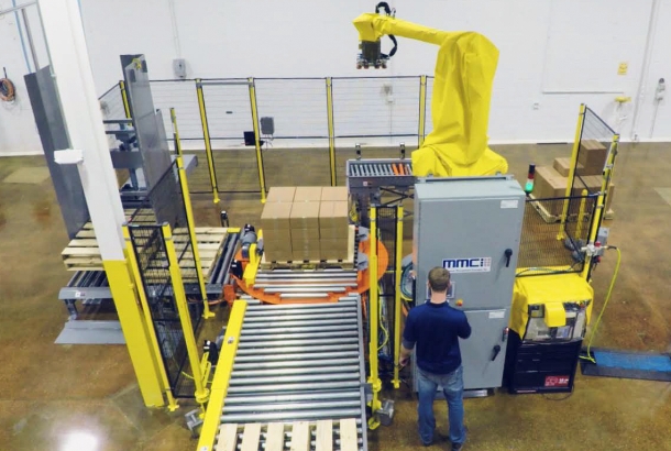 Robotic Frozen Food Case Palletizer