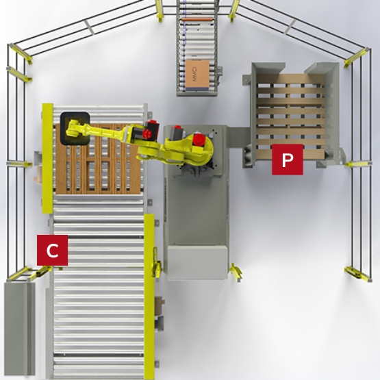 QSP-100CP Robotic Palletizer