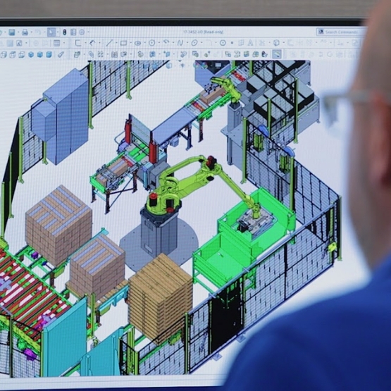 Robotic Palletizer Cell Design & Layout