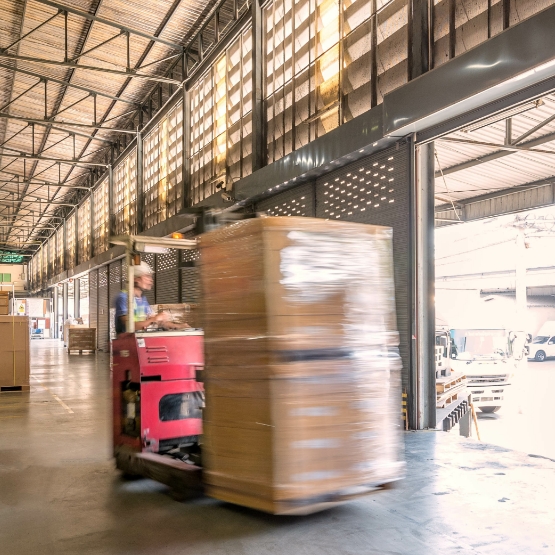 Fast Moving Pallet in Warehouse