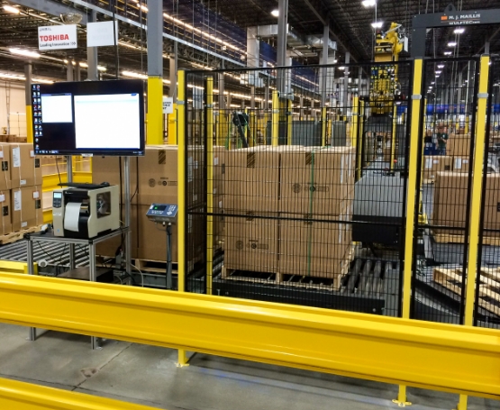 Case Pallet in Robotic Cell