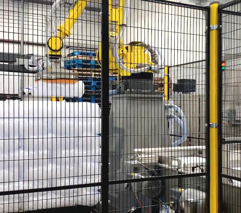 Ice Bag Palletizer Robotic Cell